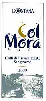 Colli di Faenza Sangiovese Col Mora 2000, Rontana (Italia)