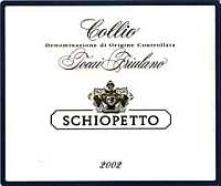 Collio Tocai Friulano 2002, Schiopetto (Italy)