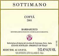 Barbaresco Cott 2001, Sottimano (Italy)