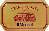 Franciacorta Pas Dos Millesimato Paros 2002, Il Mosnel (Lombardy, Italy)