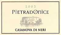 Sant'Antimo Rosso PietradOnice 2003, Casanova di Neri (Toscana, Italia)