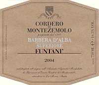 Barbera d'Alba Superiore Funtan 2004, Cordero di Montezemolo (Piedmont, Italy)