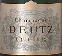 Champagne Deutz Brut Millesime 2002, Deutz (Champagne, Francia)