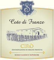 Cir Rosso Classico Superiore 2010, Cote di Franze (Calabria, Italy)