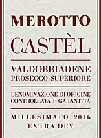 Valdobbiadene Prosecco Superiore Extra Dry Castl 2016, Merotto (Veneto, Italy)
