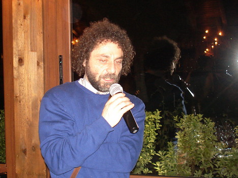 Pierpaolo Menghini during one of his speeches