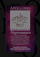 Terragnolo Negroamaro 2018, Apollonio (Apulia, Italy)