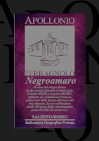 Terragnolo Negroamaro 2018, Apollonio (Italy)